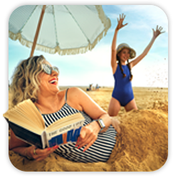 Sunny days beach image