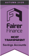 Most transparent Fairer Finance award